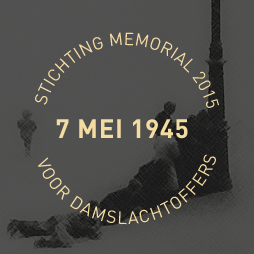 logo van stichting onderzoek naar slachtoffers schietpartij op de Dam 1945