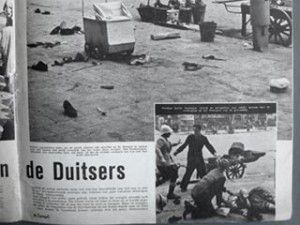 De laatste terreurdaad van de Duitsers