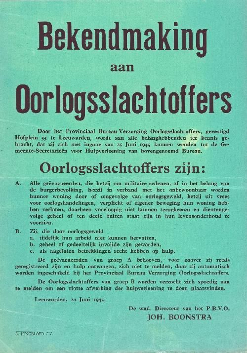 Affiche uitkering